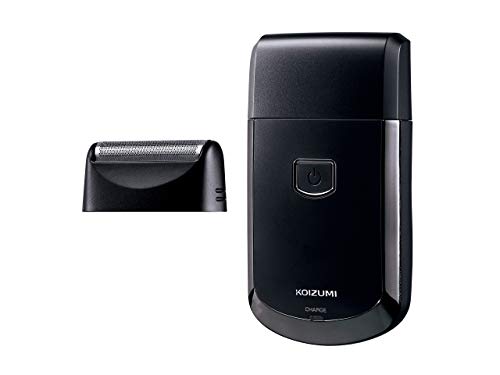 コイズミ メンズシェーバー USB充電式 往復式 ブラック KMC-0700/K